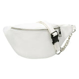 Women Fanny Pack Bum Bag Travel Waist Money Belt PU Leather Pouch