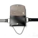 Women Leather Fanny Pack Bag Chain Belt Wallet Pouch