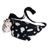 Cow Print Women Fanny Pack Adjustable Waist Handbag for Travel Sports