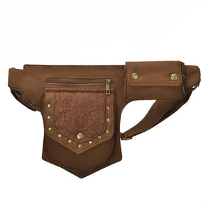 Vintage Fanny Pack Crossbody Bag for Women