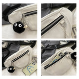 Women Canvas Travel Fanny Pack Waist Bag