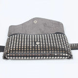 Rivet Punk Women Belt Pack Vintage Mini Bags Pu Leather Casual Belt Bag