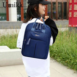 Women Backpack Classic Texture Delicate Travel Big Capacity Student