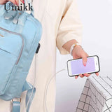 Women Backpack Classic Texture Delicate Travel Big Capacity Student