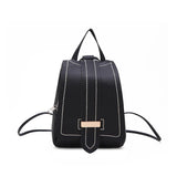 Retro Mini Leather Backpack for Women, Portable Travel Small Bag Purse