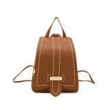 Retro Mini Leather Backpack for Women, Portable Travel Small Bag Purse