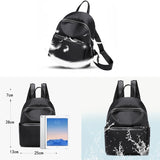 Women School Backpack Teenager Nylon Preppy Bagpack Capacity Girls Mochilas