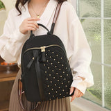 Rivet Oxford Cloth Backpack Waterproof Large Capacity Travel Bag