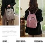 Rivet Oxford Cloth Backpack Waterproof Large Capacity Travel Bag