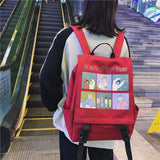 Teen Girls Summer School Student Backpack Travel Laptop Bag