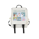 Teen Girls Summer School Student Backpack Travel Laptop Bag