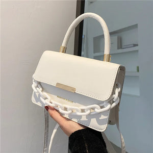 Women Bag Shoulder Messenger Crossbody Bag Chain Small Square Handbags