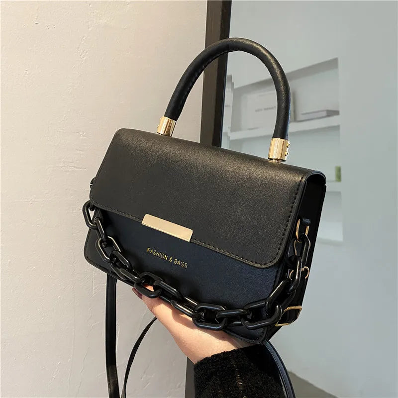 Women Bag Shoulder Messenger Crossbody Bag Chain Small Square Handbags