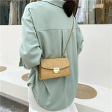 Women Shoulder Bag Chain Messenger Rhombus Handbag Crossbody Square Bag