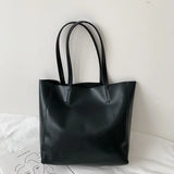 Women Bag Textured Large-capacity Totes Japan Shopping Shoulder Handbags