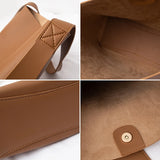 Women Bucket Bag Leather Shoulder Bag Large Totes Handbags Female Casual