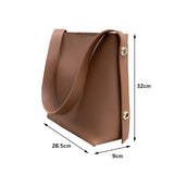 Women Bucket Bag Leather Shoulder Bag Large Totes Handbags Female Casual