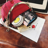 Women Cakes Shape Diamond Small Wallet Ladies Shoulder Bag