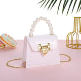 Colorful Jelly Bag with Chain Strap and Beading