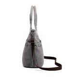 Women Canvas Handbags Retro Large Capacity Shoulder Bags Stylish Crossbody Totes
