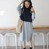 Corduroy Shoulder Bag Large Capacity Tote Handbag Reusable Shopping Bags