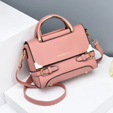 Women Cow Leather Handbag High Top Handle Purse Commute Cross Body Bag