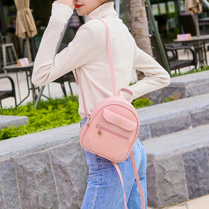 Crocodile Pattern Backpack for Women - Stylish Rucksack Handbag