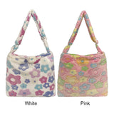 Floral Print Messenger Bag Crossbody Purse School Bag