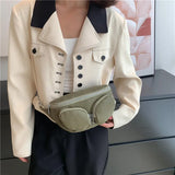 Women Fanny Pack High Texture Shoulder Bag