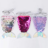 Double Sided Sequin Purse Shoulder Wallet Mini Bag