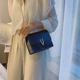 Faux Leather Crossbody Phone Bag with Flip Cover