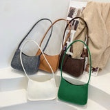 Women Felt Shoulder Bag Lady All-Match Messenger Purse for Travel