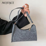 Women Solid Shoulder Bag Lady All-Match Messenger Bag