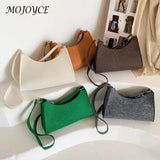 Women Solid Shoulder Bag Lady All-Match Messenger Bag