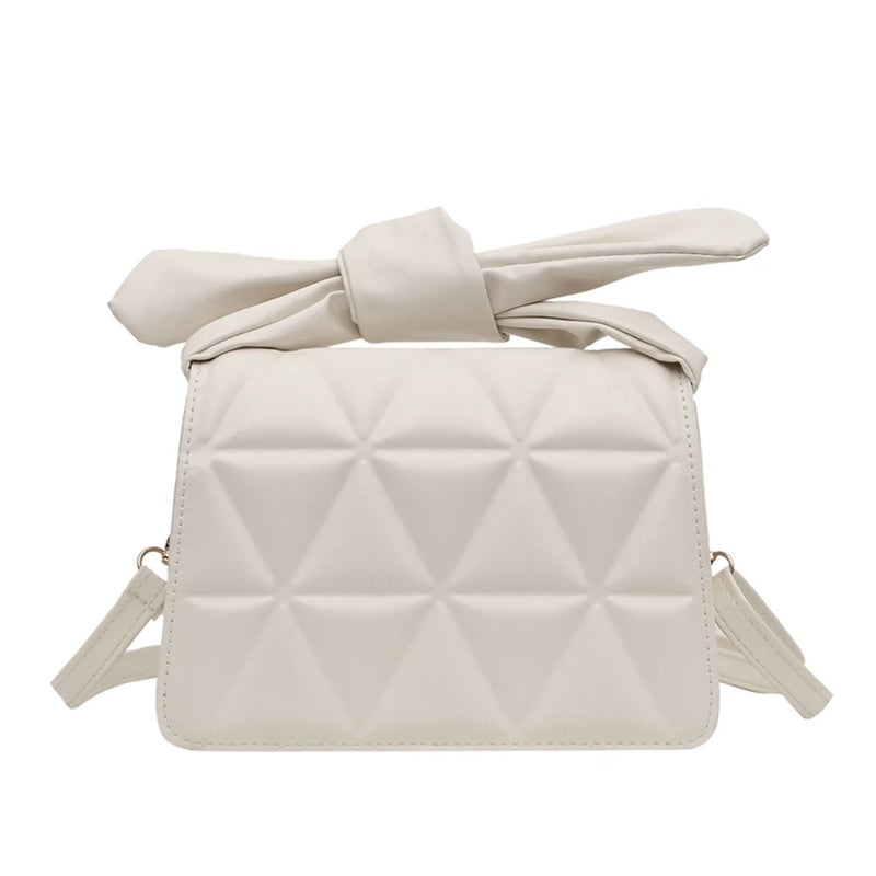 Women Geometric Embossing Crossbody Bag PU Leather Shoulder Bags