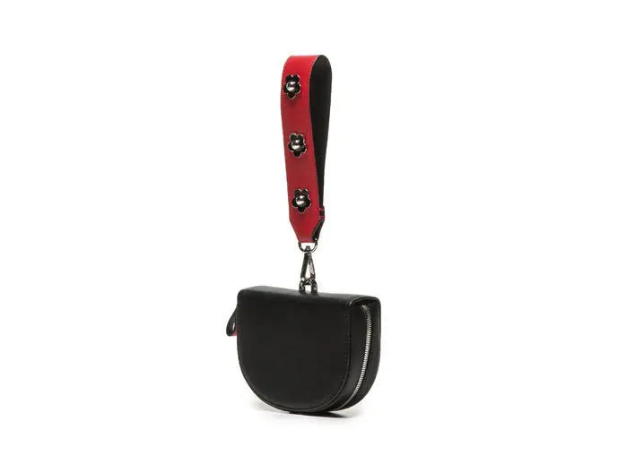 Women Handbag PU Mini Half Moon Messenger Bag