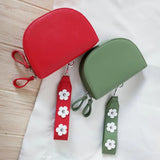Women Handbag PU Mini Half Moon Messenger Bag