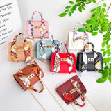 Mini Chain Bag Handbags Small Silk Scarf Shoulder Bags