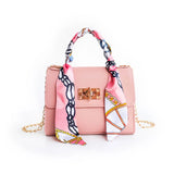 Mini Chain Bag Handbags Small Silk Scarf Shoulder Bags