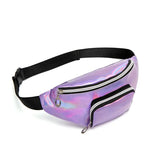 Women Laser Waist Bag Female Casual Sport Belt Bag Fanny Pack Waist Pack Bum Bag