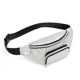 Women Laser Waist Bag Female Casual Sport Belt Bag Fanny Pack Waist Pack Bum Bag