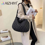 Women Lattice Shoulder Bag Casual Crossbody Bags