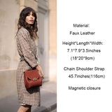 Women Leather Bag Retro Lady Bags Famous Crossbody Bag