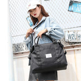 Women Letters Large Capacity Messenger Bags Casual Tote Handbags