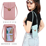 Clear Phone Touch Screen Lock Catch Crossbody Shoulder Bag