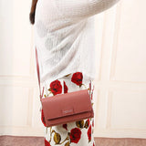 Women PU Leather Crossbody Bags Ladies Party Solid Adjustable Shoulder Strap