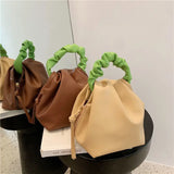 Women Casual Fold Handbags Spring Messenger Bags All-match Phone Pouch