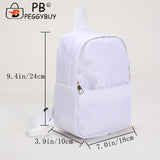 Nylon Backpack Casual Solid Teen Girls Travel Book Bag