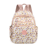 Waterproof Floral Backpack Women Chinese Style Casual Large Capacity