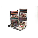 Women Owl Print Cross Body Purse Satchel Messenger Shoulder Bag